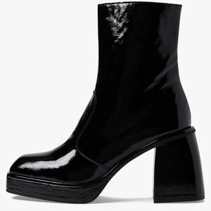 Free People Black Ankle Boots